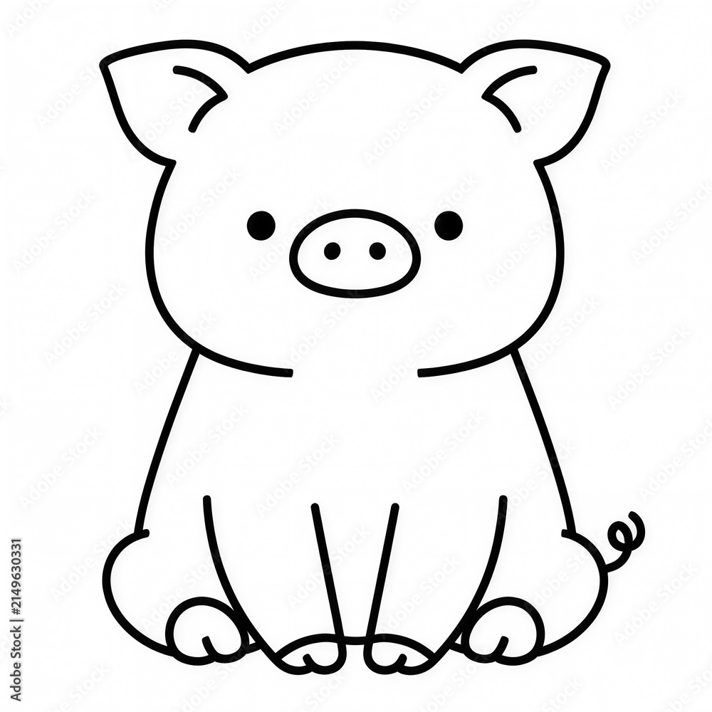 Fototapeta premium Pig