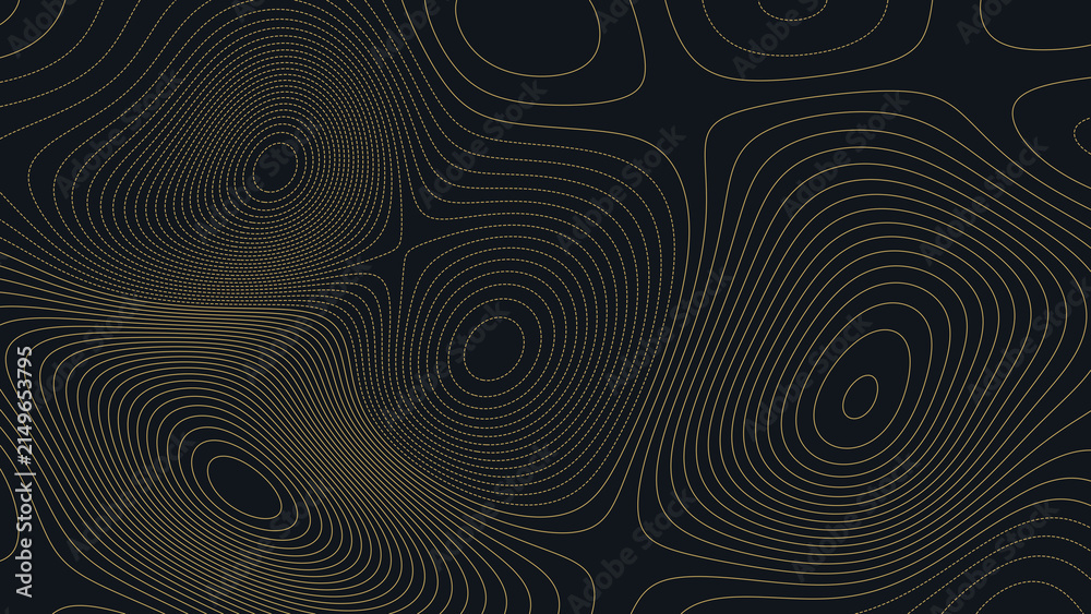 Fototapeta premium Lookout Mountain Georgia Topographic Elevation Map Vector Background