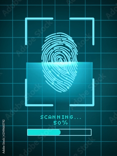 Foto fingerprint scan access