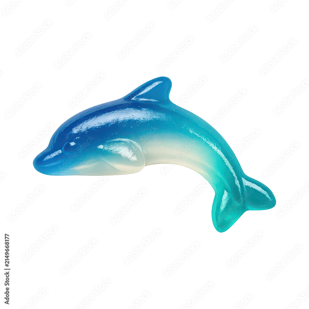Fototapeta premium PNG Vibrant dolphin oceanic illustration