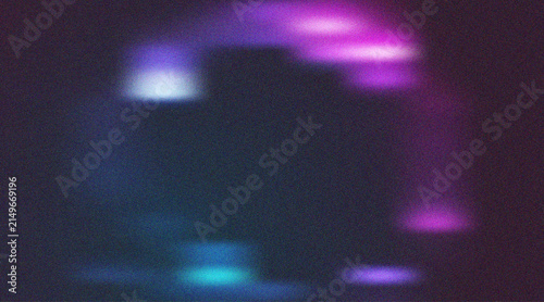 Foto Dark abstract aesthetic featuring glowing purple blue and cyan lights with a gra