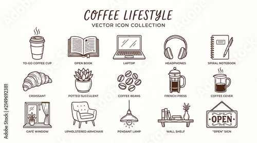 Hand Drawn Wine and Grape Icon Collection, Set of Vintage Food and Beverage Vector Illustrations for Restaurant, Bar, Kitchen, Home Decor and Packaging Design