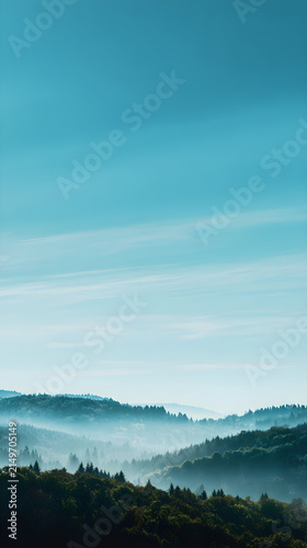 Fog in the mountains