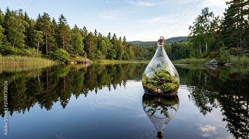 reflection in the water