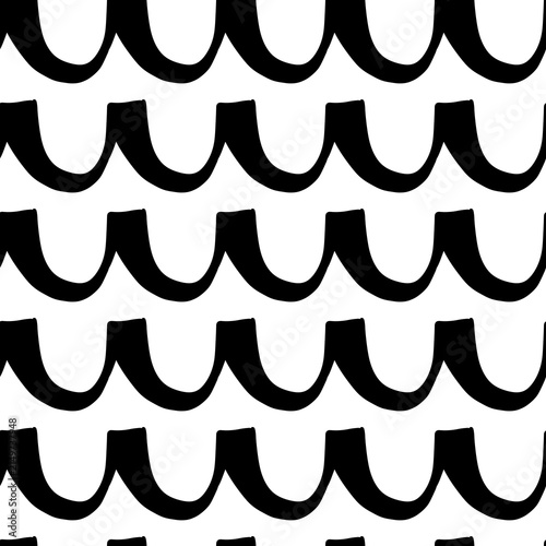 seamless pattern with hand drawn elements. illustration