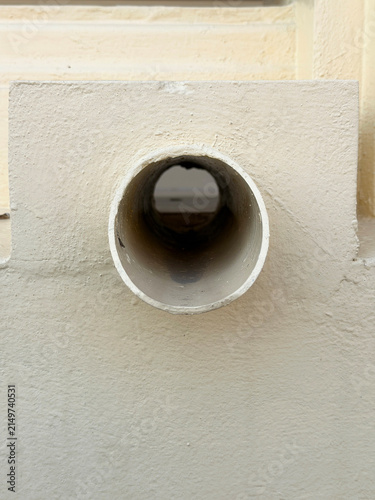 hole on the wall.