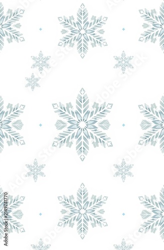 snowflakes on a white background