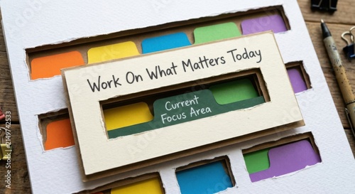Work On What Matters Today with a Current Focus Area Folder