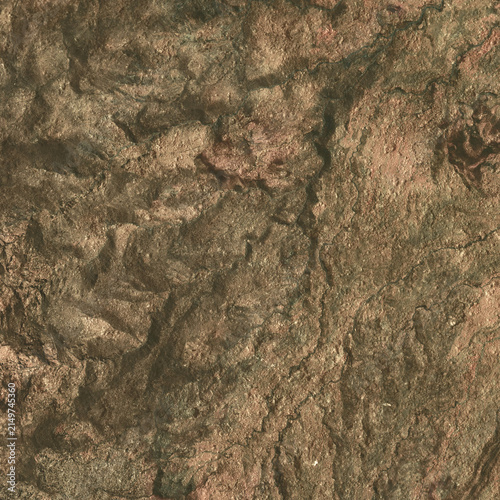 Foto Weathered Brown Mineral Rock Texture with Layered Stone Detail