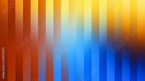 Фотография Abstract gradient blend of warm and cool colors in vertical stripes illustration