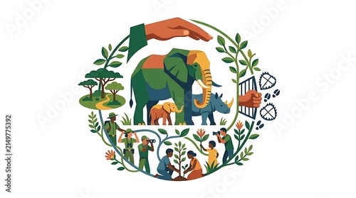 Community based wildlife protection and environmental restoration