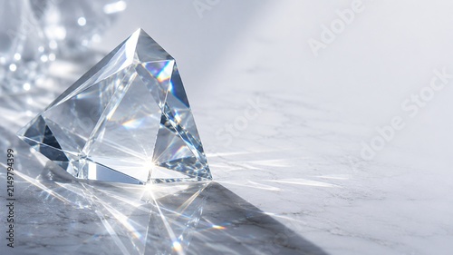 Konstfotografi Crystal Glass Prism Light Refraction