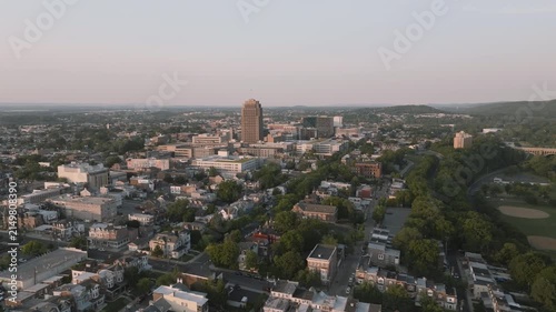 Aerial view of Allentown, Pennsylvania