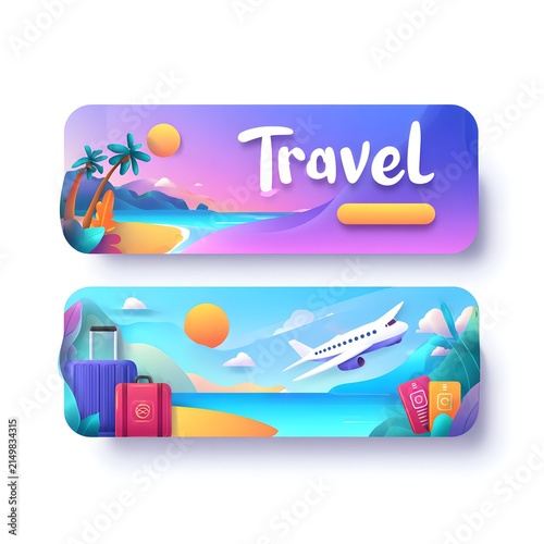 travel and vacation background