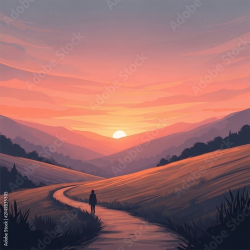 Golden Hour's Silent Journey