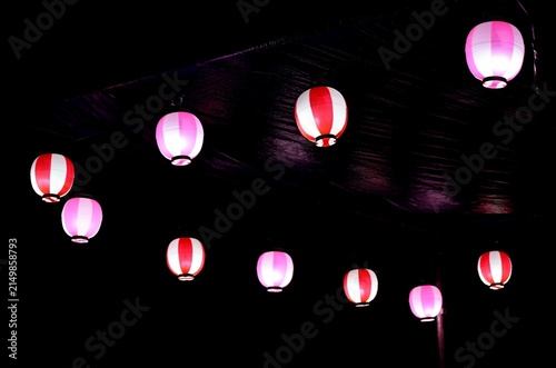 夏祭りの提灯