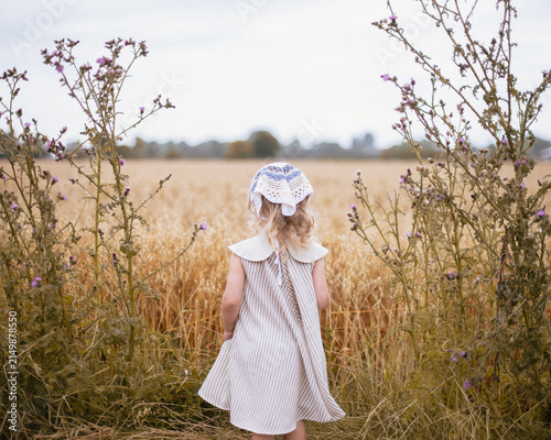 girl in a field
