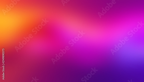 Vibrant gradient background, colorful abstract blur texture, soft purple and orange mesh wallpaper for digital design