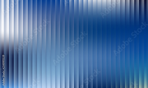 Abstract fractal glass blue background featuring vertical stripes with smooth gradient transitions creating a modern minimalist design suitable for digital presentations.
