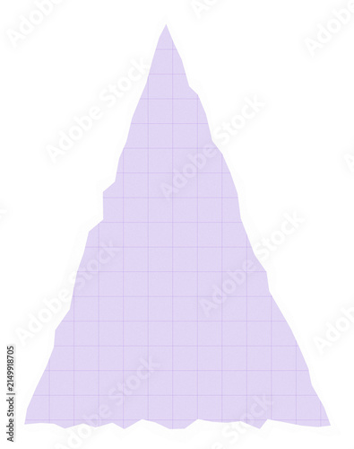 Simple geometric purple triangle vector illustration