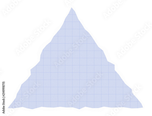 Geometric triangular grid pattern with light blue fill