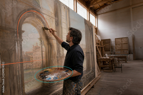 Opera Scenic Painter Stage Set Workshop