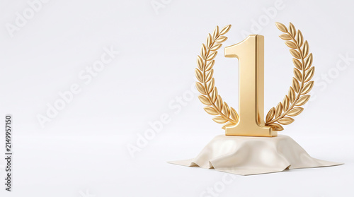 황금 숫자 1 트로피 / Golden Number One Trophy