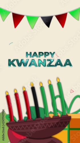 Kwanzaa Loop Vertical
