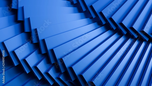 3D blue abstract geometric layered background ideal for corporate tech presentations, modern websites, business banners, and digital media