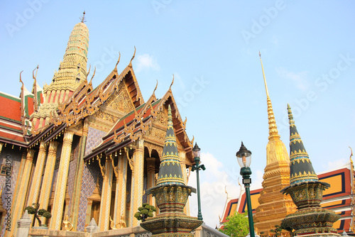 Beautiful Architecture inside the Grand Palace, Bangkok, Thailand