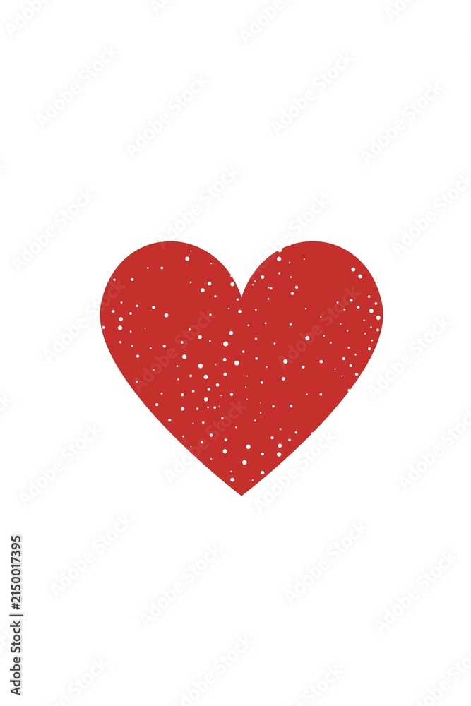 Fototapeta premium Creative Red Heart Collection with Modern Pattern and Line Designs