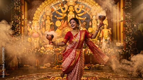 Dhunuchi Dance – Bengali Durga Puja Celebration
