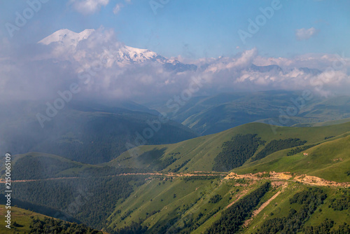 Beautiful view of Mount Elbrus