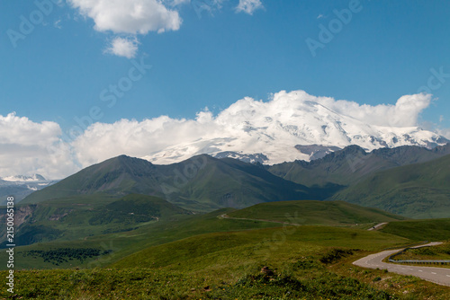 Beautiful view of Mount Elbrus