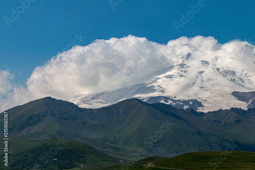 Beautiful view of Mount Elbrus