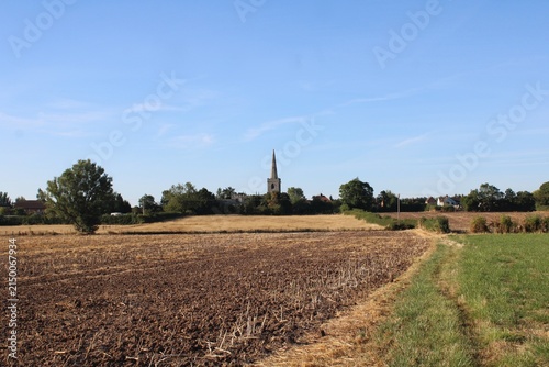 Early morning view of All Saints Church, Weston, Nottinghamshire, seen from the north.