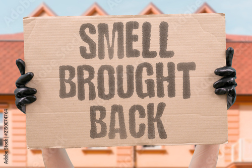 Quadro su tela "Smell brought back" A whiff triggered a vivid memory from long ago