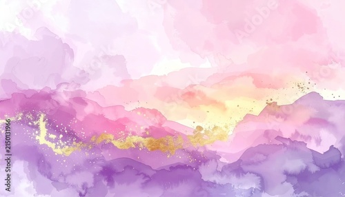 Soft pastel colored cloudy sky background.
