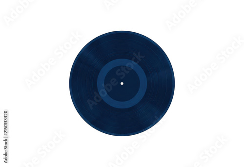Blue Vinyl Record Transparent Background