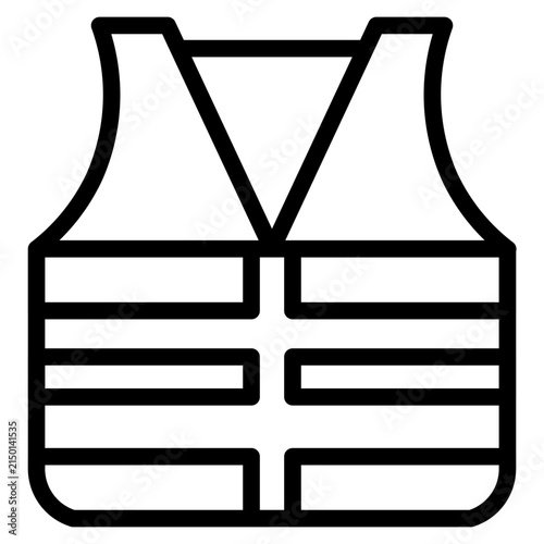 safety vest simple icon