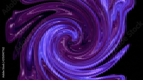 Konstfotografi Mesmerizing Abstract Swirls in Shades of Purple and Blue: A Vertical Glass Stripes Wallpaper Design, Capturing Movement and Depth with a Fluid, Iridescent Texture for Modern Digital Art