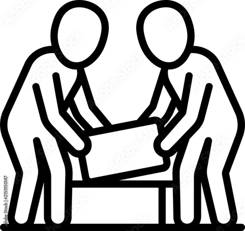 Collaborative Business Teamwork Building Brick Wall Concept