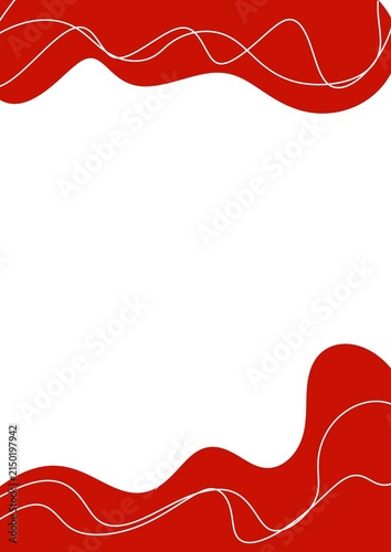 abstract red background curve type 1