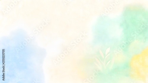 Watercolor wash dreamy background