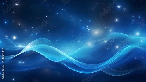 Aerial view of ocean waves and starry night sky timelapse