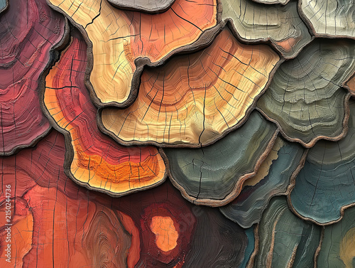 Beautifully Textured Tree Bark with Natural Intricate Patterns