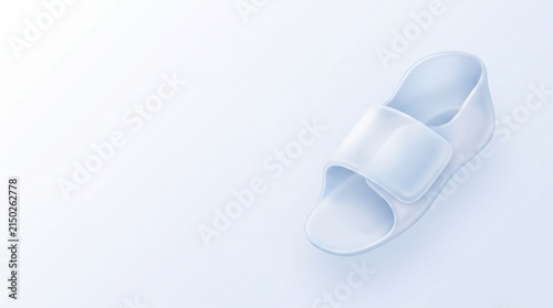 Foot Drop Brace with Copy Space on Light Background