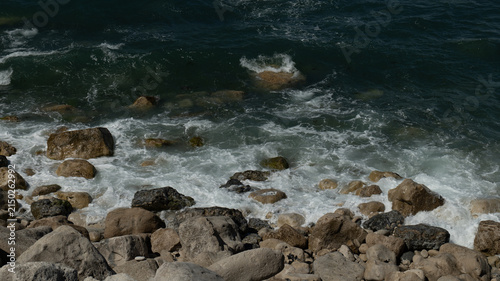 Foto waves on the rocks