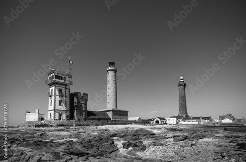 Phare d Eckmühl in the french city of Saint-Pierre