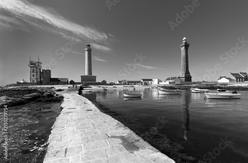 Phare d Eckmühl in the french city of Saint-Pierre